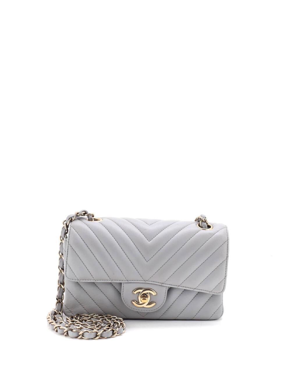 Chanel Classic Single Flap Bag Chevron #315093C49B
